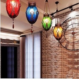 Coffee Deck One Retro Single Chandelier Pastoral Industrial