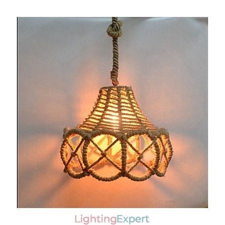 American Country Vintage Iron Chandelier Industrial Hemp American Country Vintage Iron Chandelier Industrial Hemp