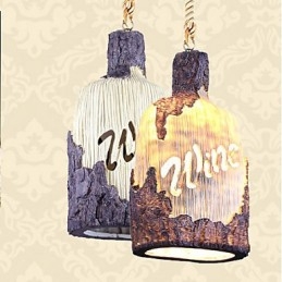 Single Head Small Chandelier Cafe American Country Internet Cafe