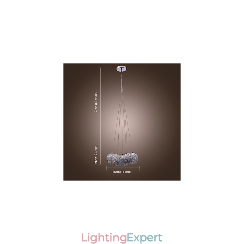 Comtemporary Aluminum Pendant Light with 7 Lights