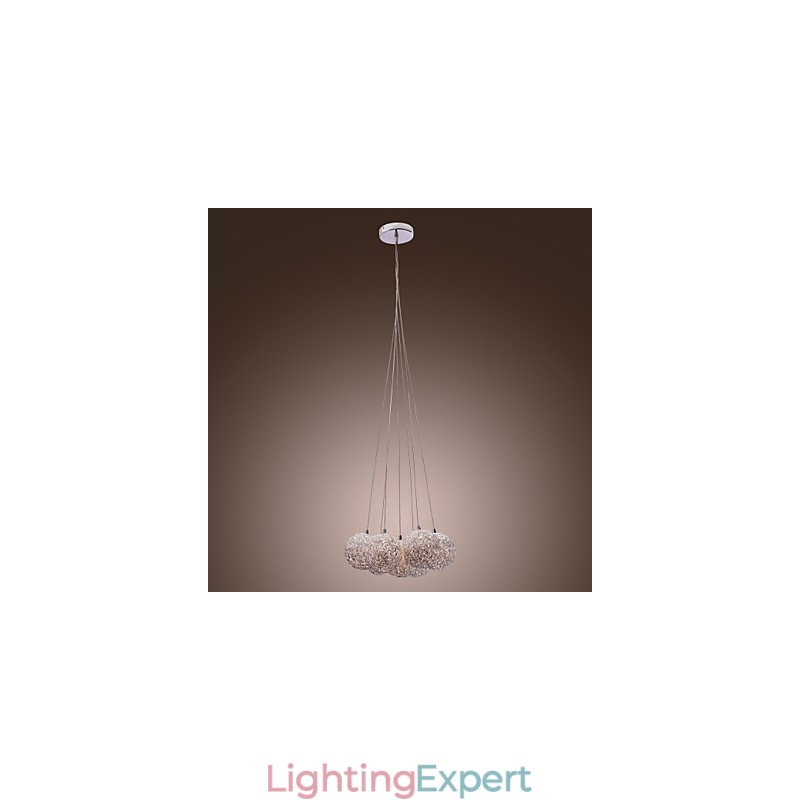 Comtemporary Aluminum Pendant Light with 7 Lights