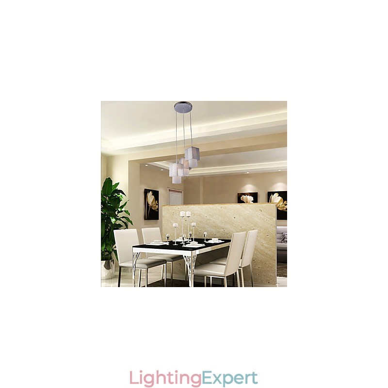 Modern Contemporary Mini Style Electroplated Pendant Light