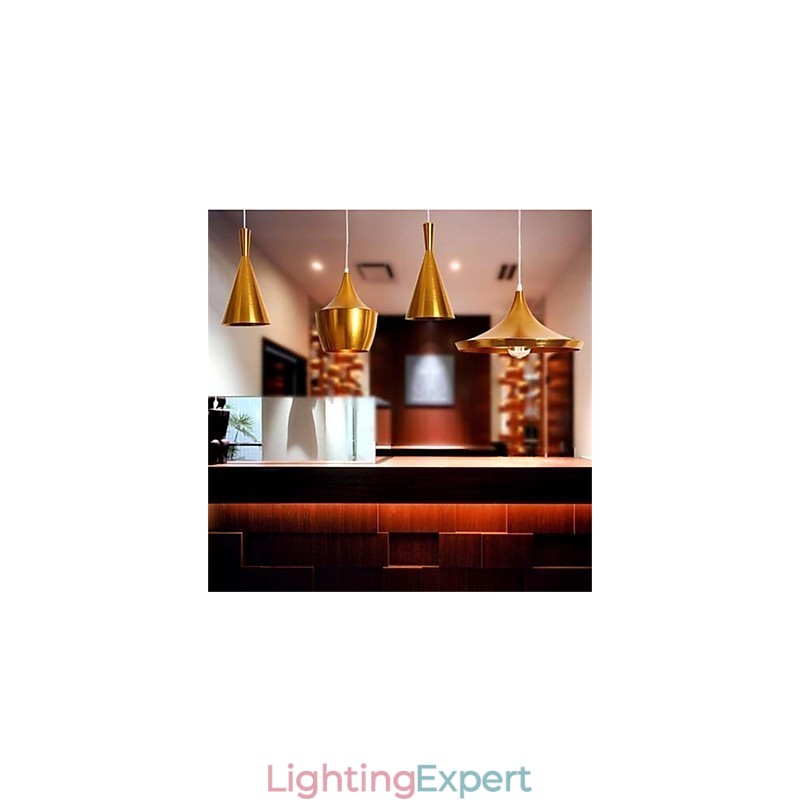 Americange Gold 3 Head Aluminum Table Pendant