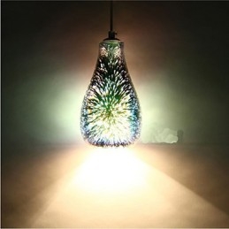 Simple table 3D Glass Creative Pendant C