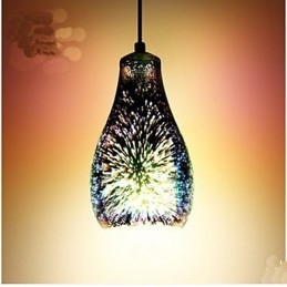 Simple table 3D Glass Creative Pendant C