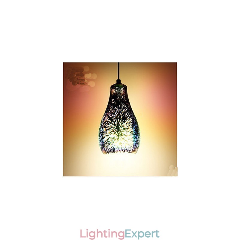 Simple table 3D Glass Creative Pendant C