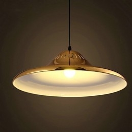 Country Gold Metal Pendant Light Garage
