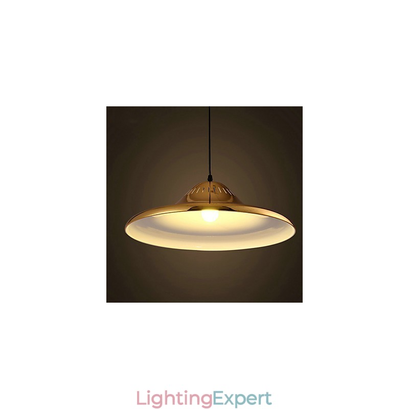 Country Gold Metal Pendant Light Garage