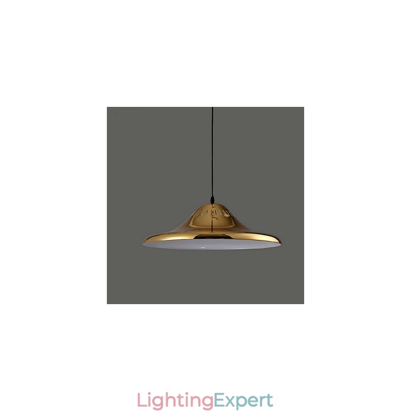Country Gold Metal Pendant Light Garage