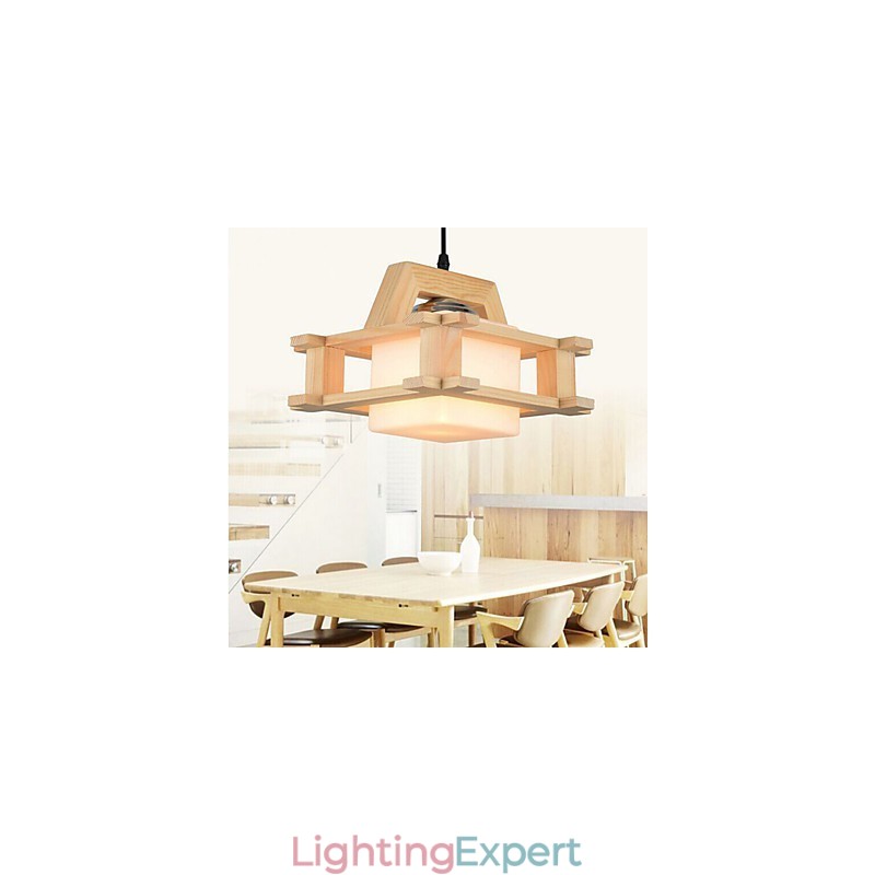 Solid Wood Lamp