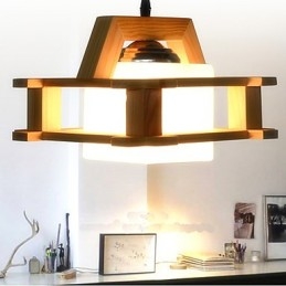 Solid Wood Lamp