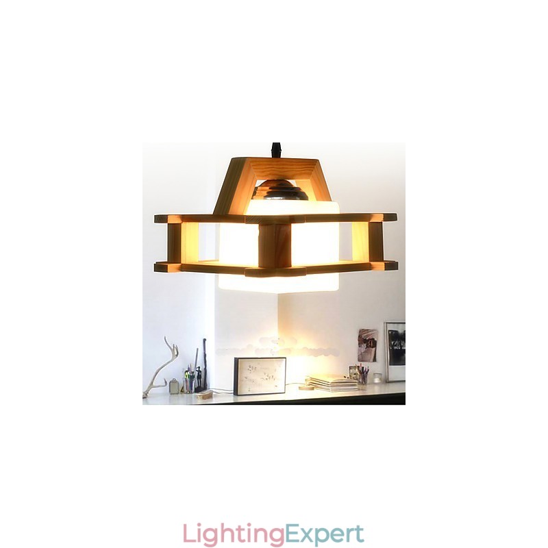 Solid Wood Lamp