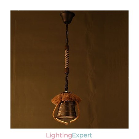 American Country Retro Hemp Ceramic lamp American Country Retro Hemp Ceramic lamp