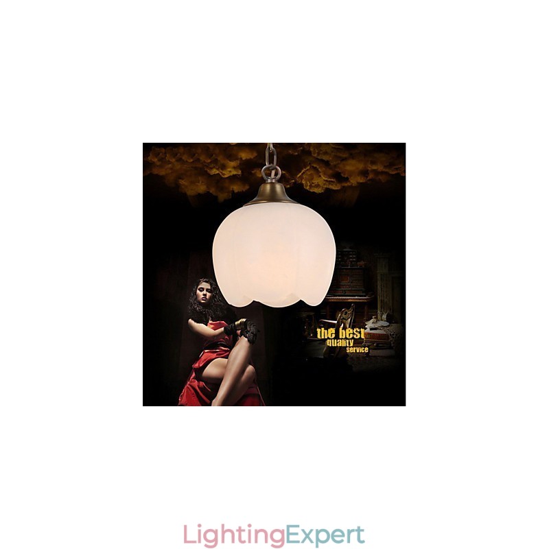 The Spanish Marble Copper Single Chandelier lighting