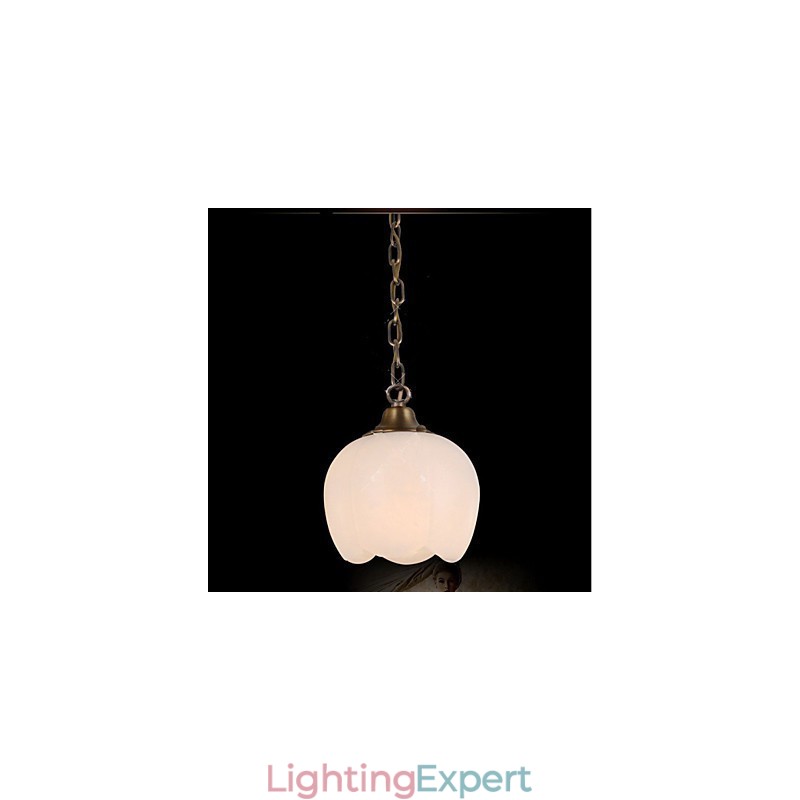 The Spanish Marble Copper Single Chandelier lighting