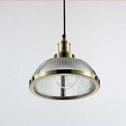 American Retro Glass Lamp Shade Small Pendant Lamp