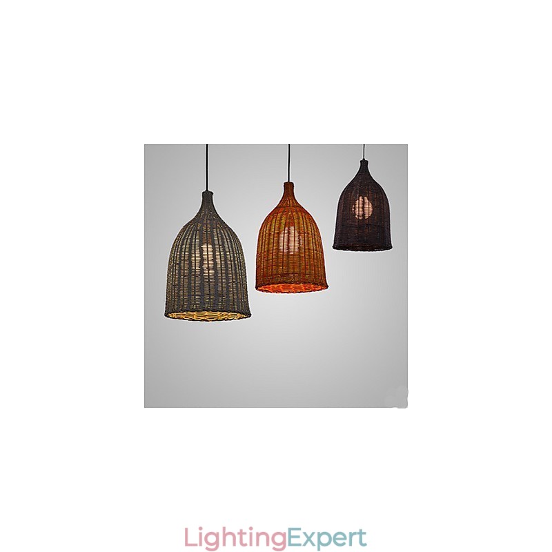 Rattan Chandelier Chandelier Chandelier Creative Retro Rattan lamp