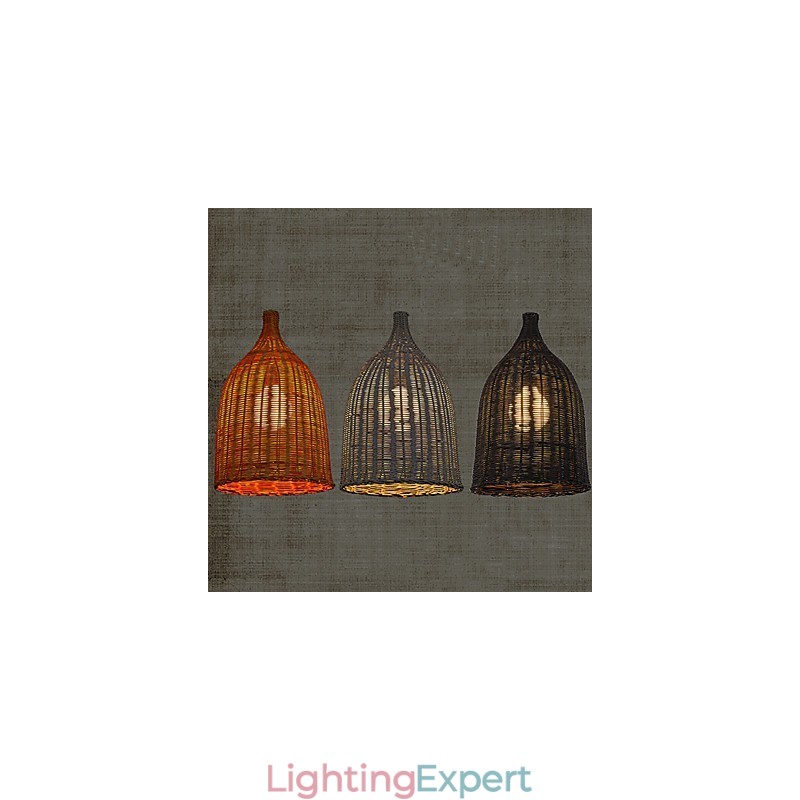 Rattan Chandelier Chandelier Chandelier Creative Retro Rattan lamp