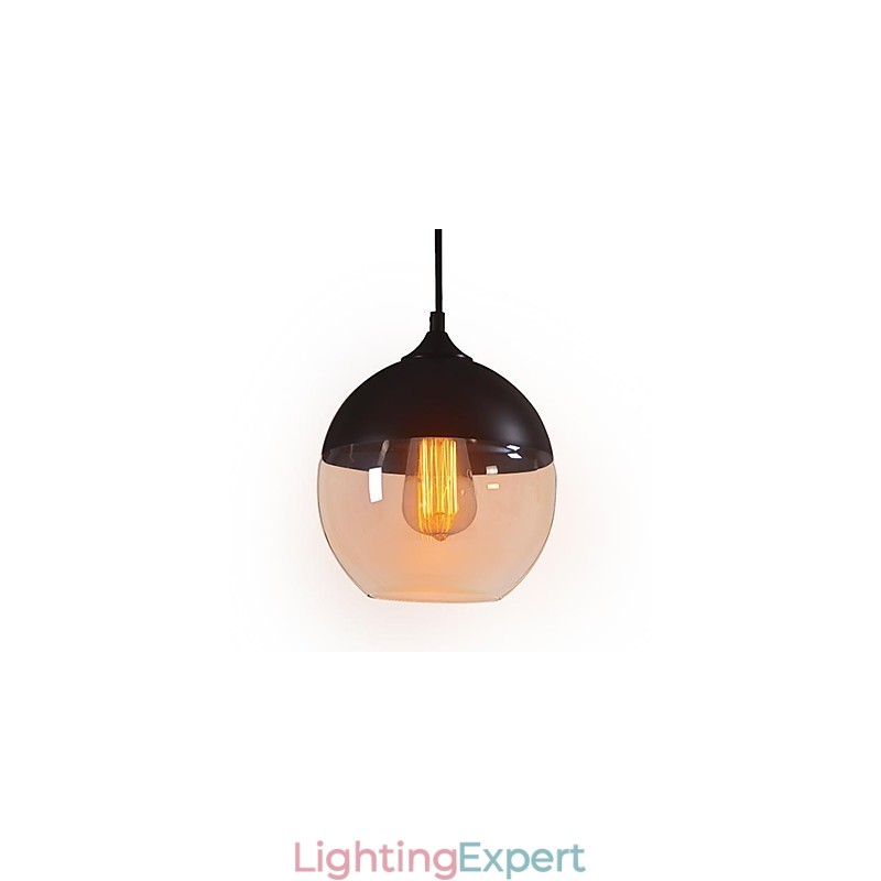 WestMenLights Modern Vintage Glass Ceiling Pendant Light 200mm Diameter