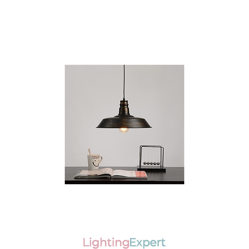 The Diameter of 360mm Minimalist Unique Cover Retro Chandelier