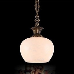 The Spanish Marble Copper Single Chandelier lighting