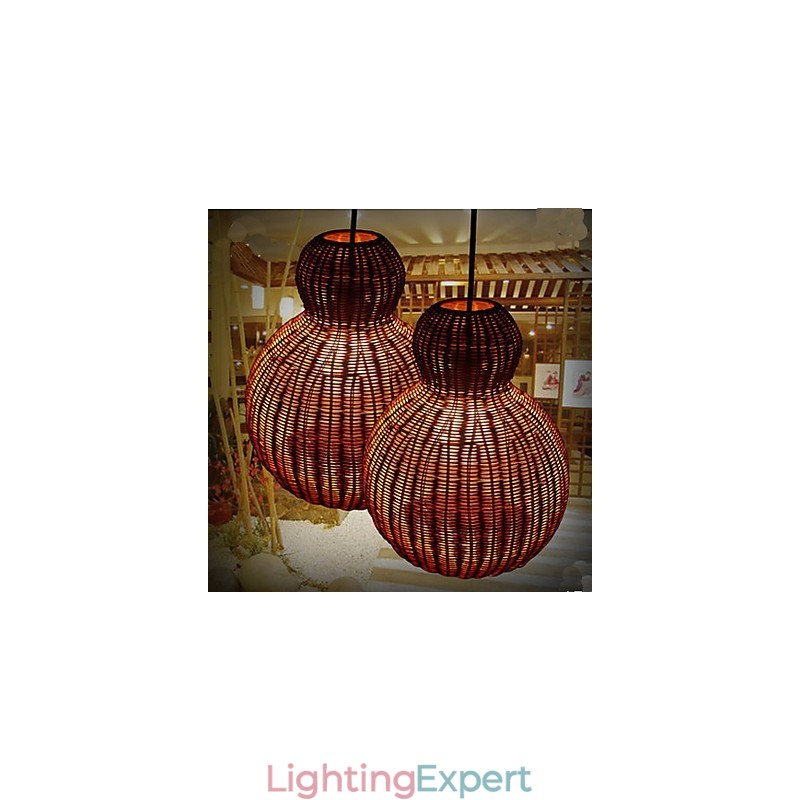 Hyacinth Rattan Chandelier