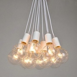 Country Painting Metal Chandelier