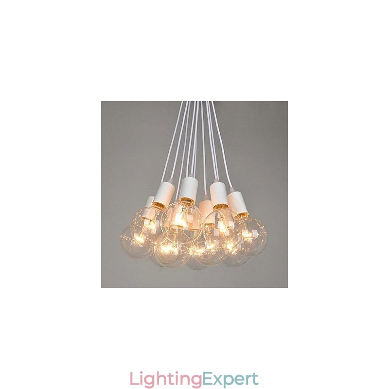 Country Painting Metal Chandelier