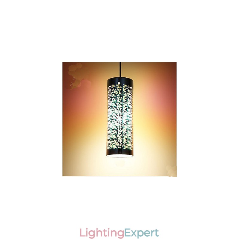 Simple table 3D Glass Creative Pendant