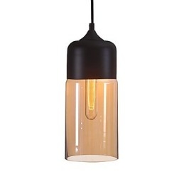 WestMenLights Elegant Bottle Shade DIY Ceiling Lamp Glass Pendant Lighting Edison Bulb Home