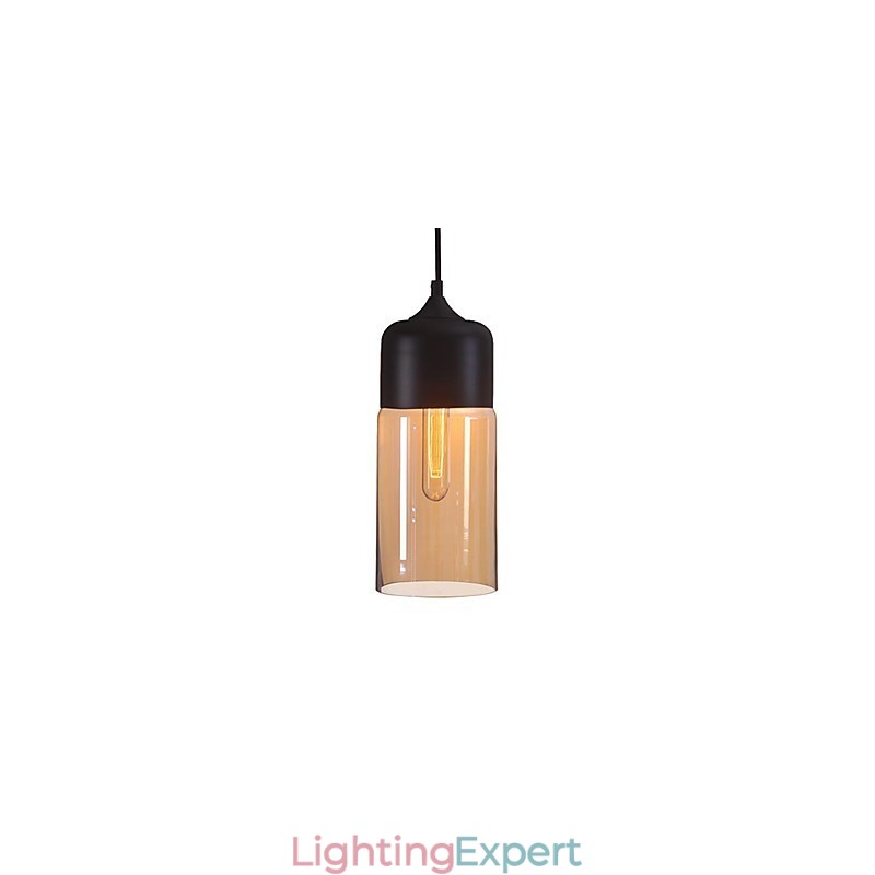 WestMenLights Elegant Bottle Shade DIY Ceiling Lamp Glass Pendant Lighting Edison Bulb Home