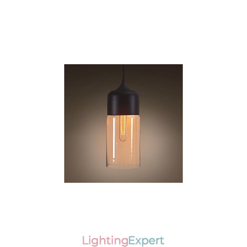 WestMenLights Elegant Bottle Shade DIY Ceiling Lamp Glass Pendant Lighting Edison Bulb Home