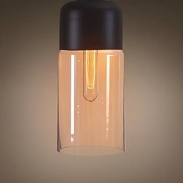 WestMenLights Elegant Bottle Shade DIY Ceiling Lamp Glass Pendant Lighting Edison Bulb Home