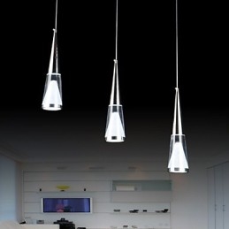3 Lights Pendant Light Modern Contemporary Metal