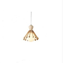 Garden Wooden Chandelier Simple Nordic Wood Chandelier