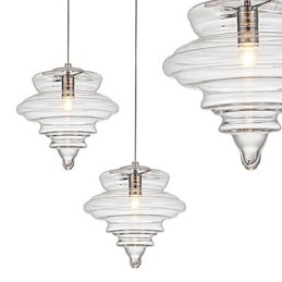 Pendant Lamp 1 Light Modern SimplicityColorless Clear Glass