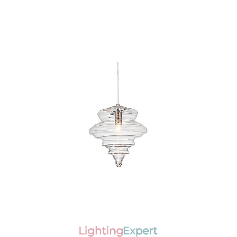 Pendant Lamp 1 Light Modern SimplicityColorless Clear Glass