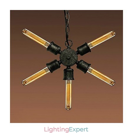 Retro Painting Metal Pendant Light Retro Painting Metal Pendant Light