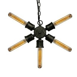 Retro Painting Metal Pendant Light