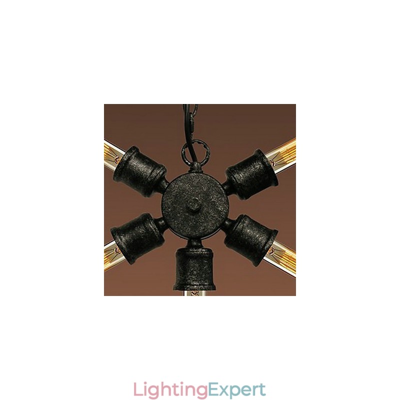 Retro Painting Metal Pendant Light