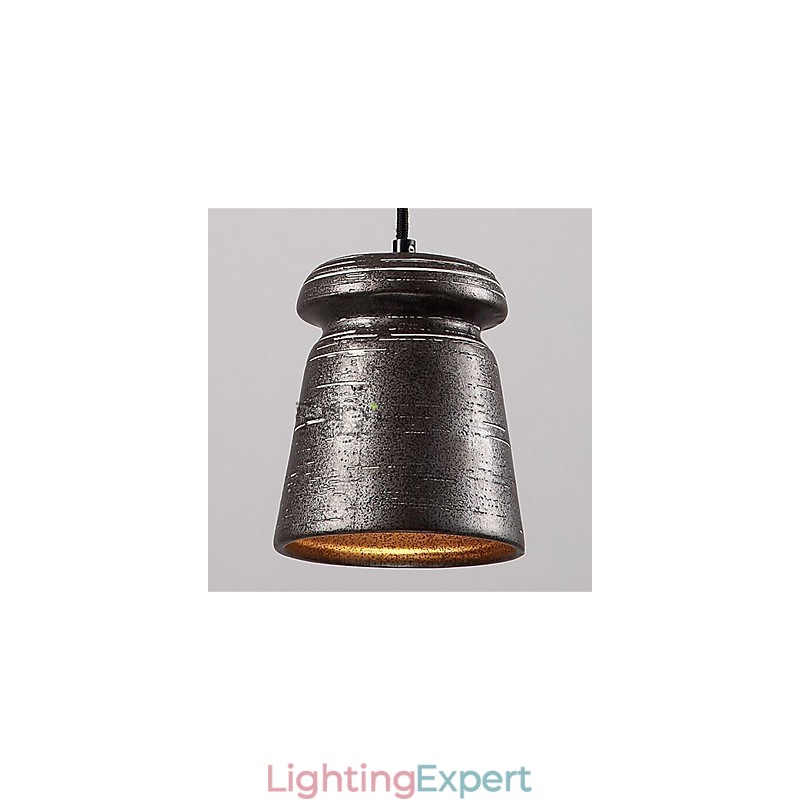 Personality Retro Ceramic Hanging Teahouse Chandelier lamp