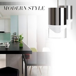 3 Lights Pendant Light Modern Contemporary Metal