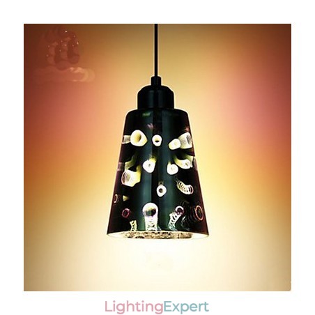 Simple table 3D Glass Creative Pendant Simple table 3D Glass Creative Pendant