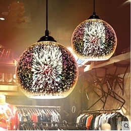 Simple table 3D Glass Creative Pendant