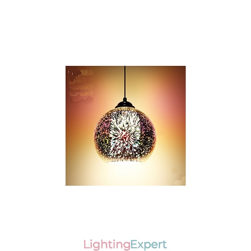 Simple table 3D Glass Creative Pendant