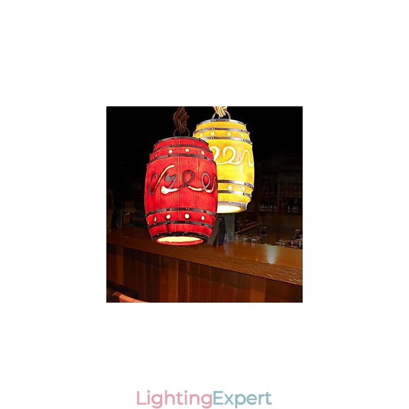 Modern Minimalist Decoration Cask Resin Chandelier