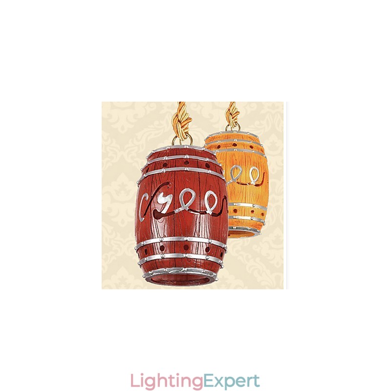 Modern Minimalist Decoration Cask Resin Chandelier