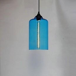 Bottle Design Pendant 1 Light Concise Iron Painting
