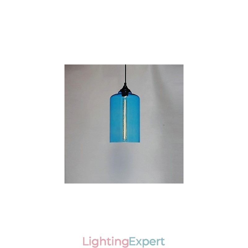Bottle Design Pendant 1 Light Concise Iron Painting