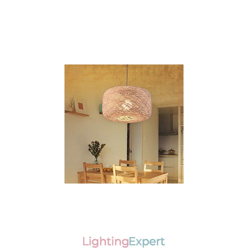 European Fashion Chandelier Modern Minimalist Home Rattan Balls Chandelier